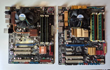 LOT STOCK 2x ASUS MOTHERBOARD
