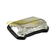 Faro posteriore moto cromato a