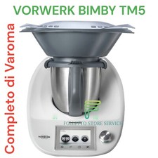BIMBY TM5 VORWERK COMPLETO DI ACCESSORI VAROMA 24 MESI GARANZIA TM 5 ROBOT