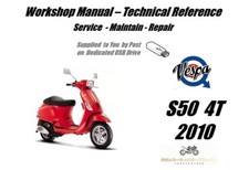 Vespa S50 4T Manuale Officina