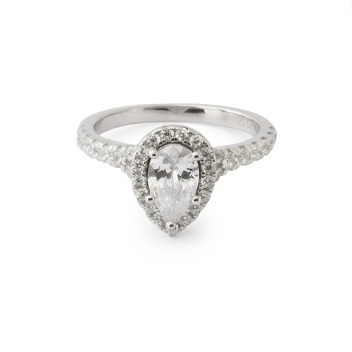 Argento 925 solitario - , zirconi
