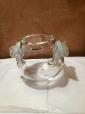 Lalique vaso orchidea vetro