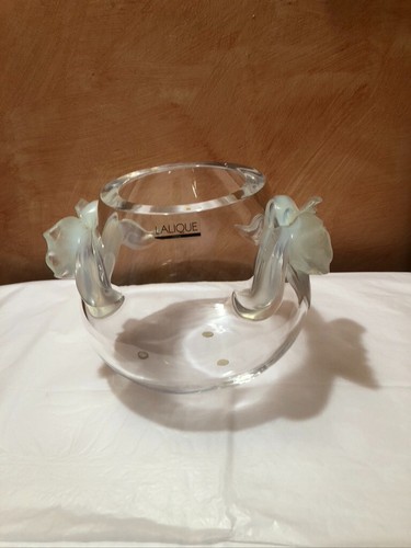 Lalique vaso orchidea vetro