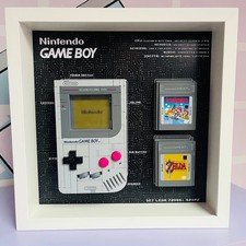 Cornice Vetrina Display Case adatta per Lego GameBoy 72046 - White Version