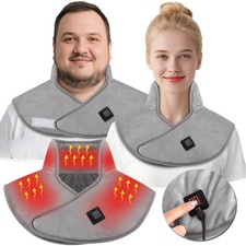 Tappetino riscaldante per collo e spalle antidolorifico schiena 3 impostazioni di calore scaldacollo