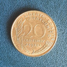 (£)    MONETE FRANCESI - 20 centesimi 1973 - (QUINTA REPUBBLICA 1959 - 2002) -
