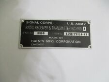 Targa Dodge GMC Jeep US Army