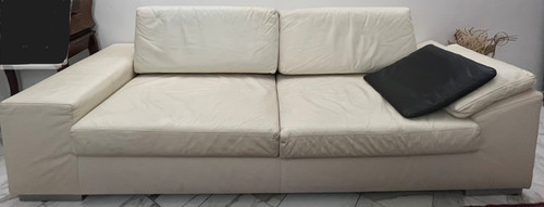 Divano maxi pelle dondi - pelle,