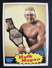 Carta Rara 1985 Topps WWF HULK HOGAN  Card Wrestling