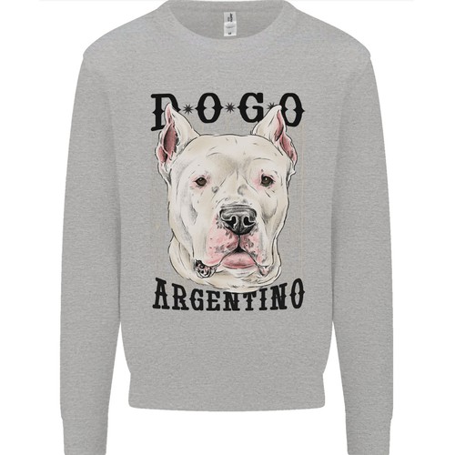 Felpa uomo dogo argentino - felpa, da