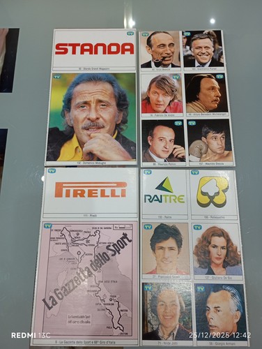 Lotto figurine panini - panini, tv