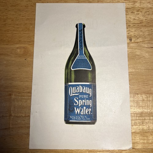 Antique quabaug spring water - antique,
