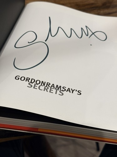 Signed gordon ramsay - signed,