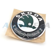 NUOVO ORIGINALE SKODA SUPERB 2008-2015 GRIGLIA CENTRALE ANTERIORE/POSTERIORE DISTINTIVO 3T0853621A