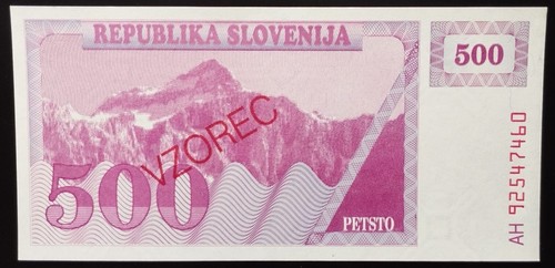 1992 slovenia 500 tolarjer - 1992,