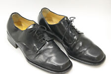 Scarpe uomo CARLO PIGNATELLI taglia 9 Europa 43 pelle nera S7146