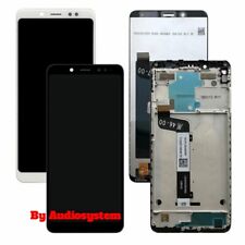DISPLAY TOUCH per XIAOMI REDMI NOTE 5 VETRO FRAME SCHERMO M1803E7SG BIANCO NERO