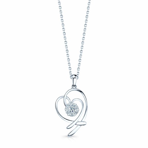 14k oro bianco - 14k, diamante