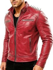 Giacca uomo moto - metal, spikes