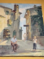 Dipinto olio ritratto - testa di ragazza / Brigitte Schneider Gaspar / arte pittrice