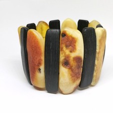 Bracciale ambra massiccia