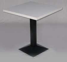 TAVOLO 60x60cm da PRANZO MARTE BASE GHISA E TOP LEGNO (NOBILITATO MELAMINICO)