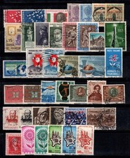 Italia 1962-64 Sass. 947-985 Timbrato 100% Personaggi, Croce Rossa, Verei