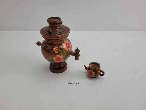 Samovar brocca miniatura legno