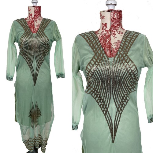 Abito sari verde - abito,