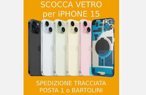 Back cover vetro - cover, scocca