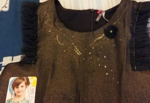 Vestito oro nero - vestito,