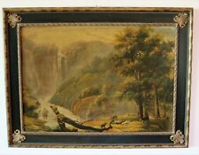 Dipinto "Paesaggio con cascata