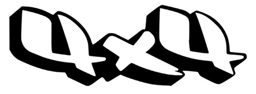 Adesivo 4x4 sticker auto