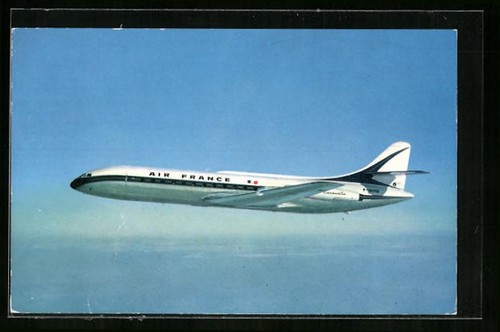 Cartolina aereo caravette - aereo, di