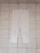 Leggings Thights Pant 3/4 Compression Training Techwear Sportswear White Men's