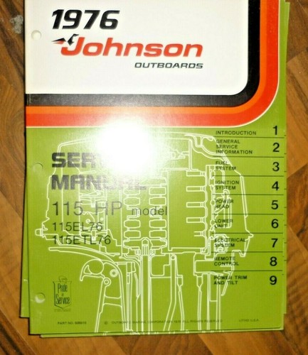 Johnson 1976 motore - johnson, 1976!