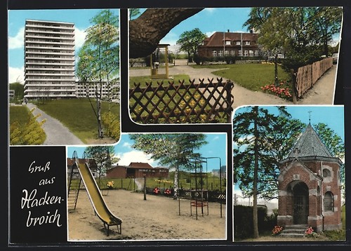 Cartolina hackenbroich parco - cartolina,