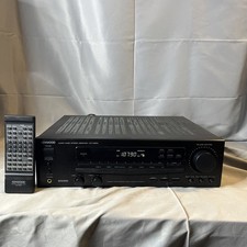 Ricevitore Stereo Vintage Kenwood Audio Video KR-V5550 Con Telecomando Bundle Funzionante!