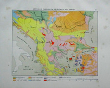 1881 ANTICA Mappa Militare