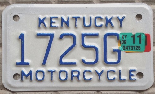 Targa moto originale stato - da,