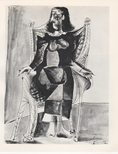 Pablo picasso femme assise - pablo,