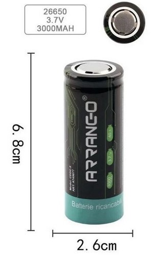 Batteria fari solare tipo - fari,