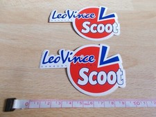 2 Adesivi LEOVINCE SCOOT