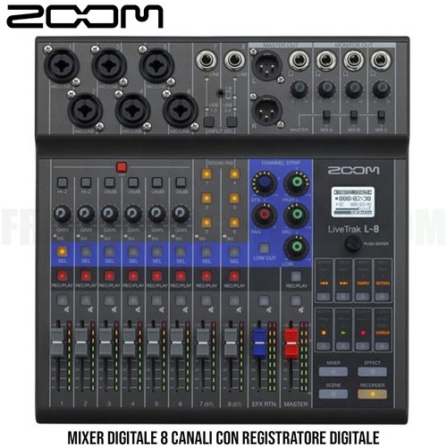 Zoom livetrak mixer - l-8,