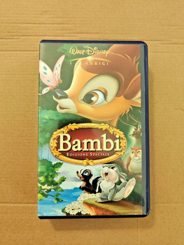 Bambi edizione speciale vhs - bambi,