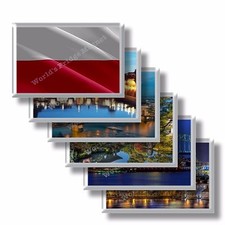 PL - Polonia frigo calamita frigorifero magnete fridge magnet Kühlschrankmagnet