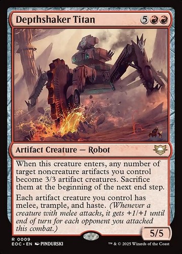 Magic card english depthshaker - magic,