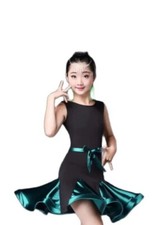1pcs/lot Kids Child Girls Latin Dance Dress Latin Dance Dress Ballroom Dresses
