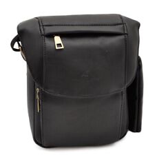 Borsa tracolla uomo borsello Armata di mare nero con 3 scompartimenti e zip capi