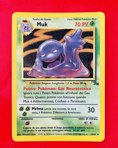 Lotto carte pokemon muk - carte, 13/62